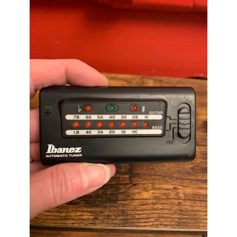 Ibanez Automatic Guitar Tuner Compact Mini Pocket Easy Tune Unit Only
